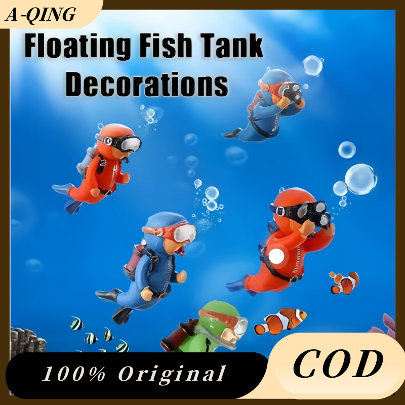 Hiasan Aquascape Miniatur Penyelam hiasan Aquarium HIASAN Ornamen Penyelam Aquarium Penyelam FLOATIN