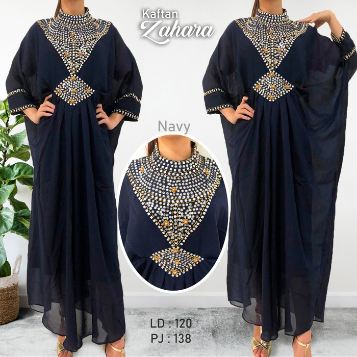 ✨LARIS✨ -Zahara Kaftan Jumbo Full Payet Mewah / Gamis / Fashion Muslim - Turkish