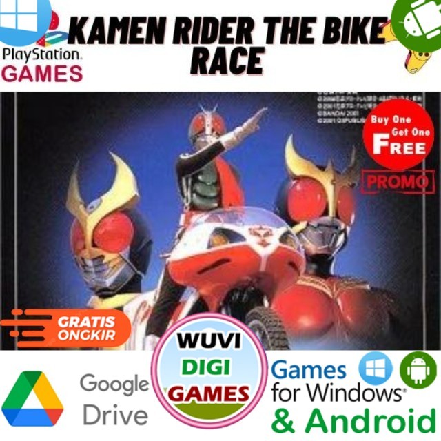 Jual Game PC Kamen Rider The Bike Race Emulator PS1 | Bisa Main di Android atau PC | Beli 1 Gratis 1