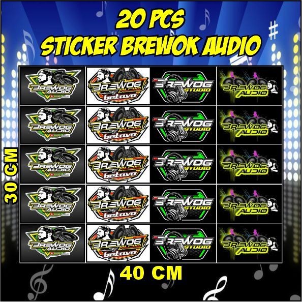 

Stiker sticker brewog audio Sound System | Stiker Audio | Stiker Sound System Audio | Stiker Sound System Anti Air | Stiker Logo Sound System