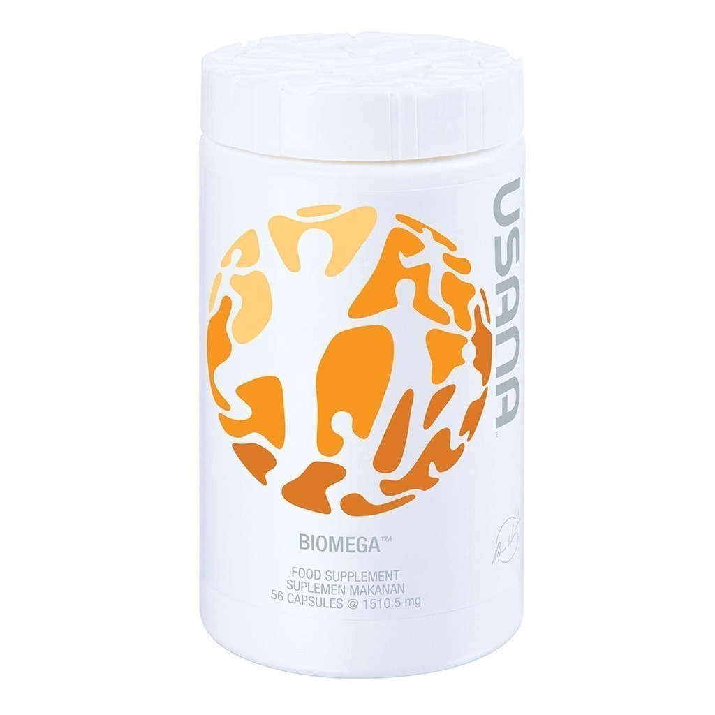 USANA BIOMEGA Suplemen minyak ikan ultramurni (56 Kapsul Lunak) - Herb4lux