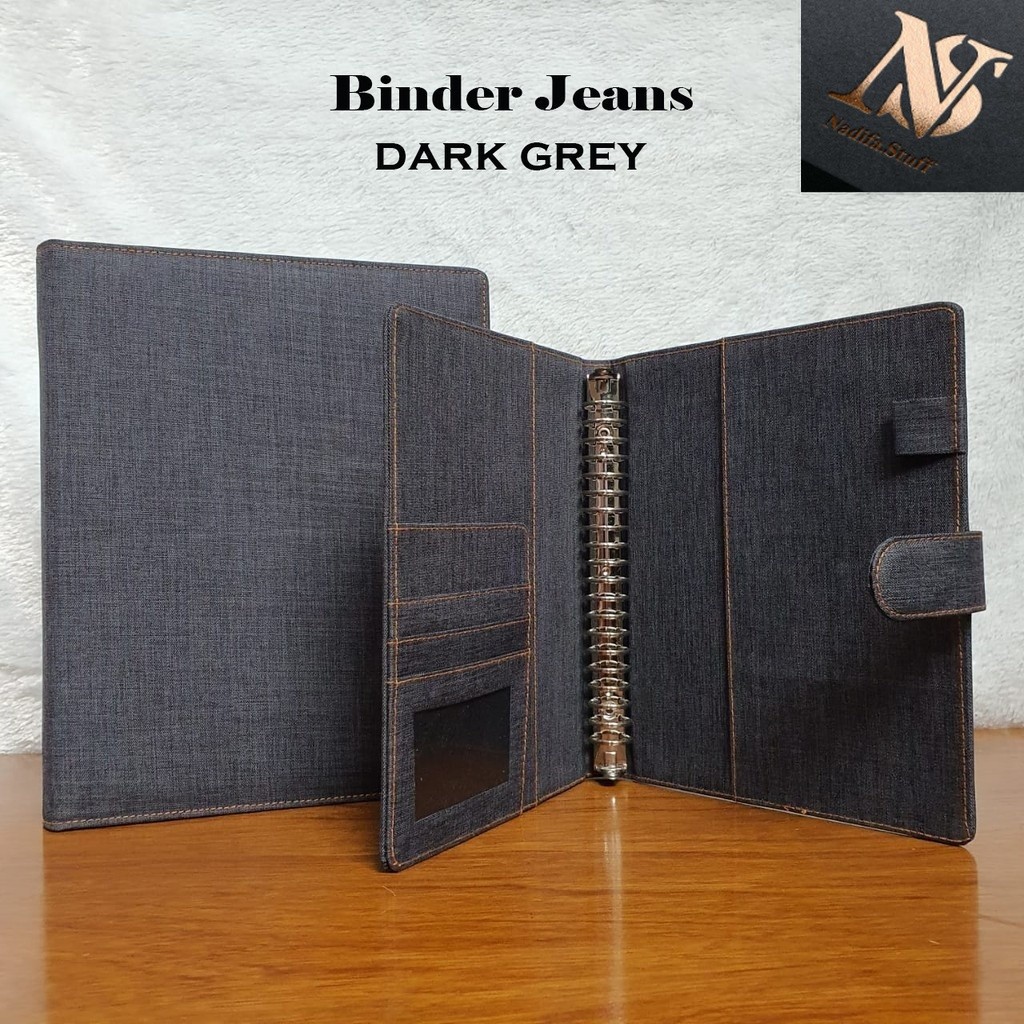 

HOT SALE!! / BINDER BAHAN JEANS/DENIM 9 WARNA PILIHAN A5 DAN B5