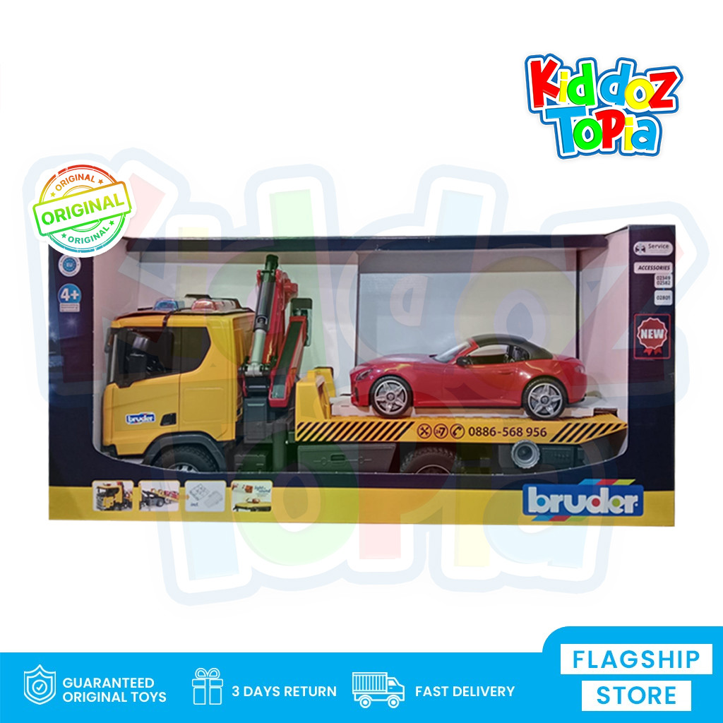 Bruder Toys 3552 - Scania Super 560R Tow Truck with Light, BRUDER Roadster 3552 GLC