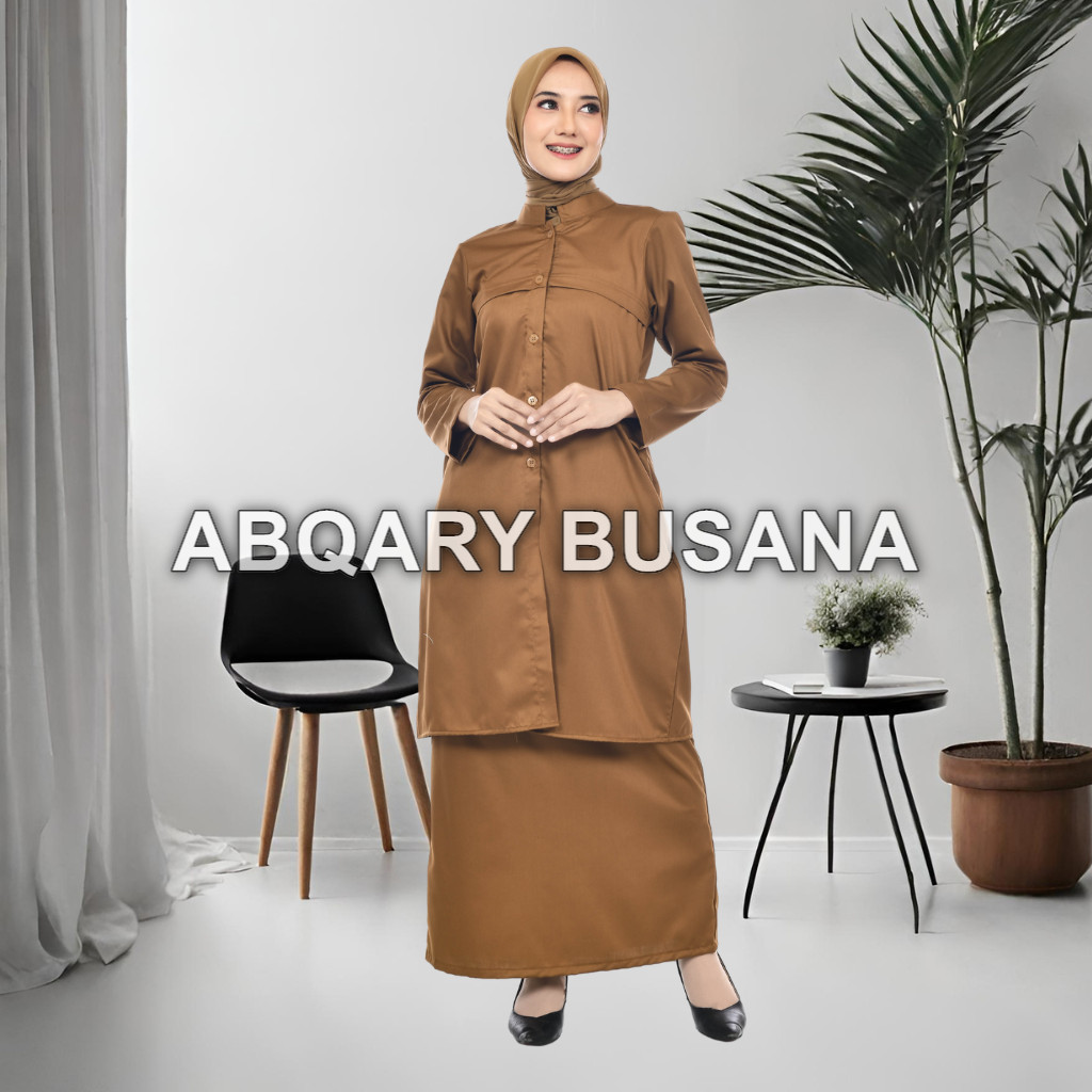 Setelan Tunik Seragam PNS Wanita - Opsi Rok & Celana