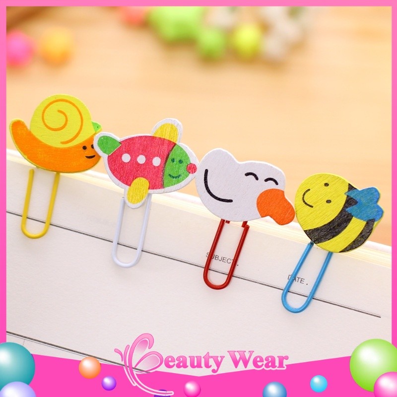 

Penjepit Klip Kertas Karakter Paper Clip Korean Push Pin Set 12pcs ℬ