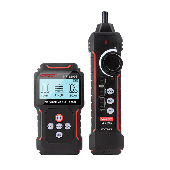 NOYAFA NF 8209S / NF-8209S / NF8209S LAN TESTER POE WIRE TRACKER Display