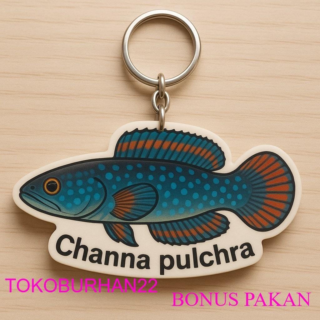 Gantungan Kunci Channa Pulchra 7 12 CM tokoburhan