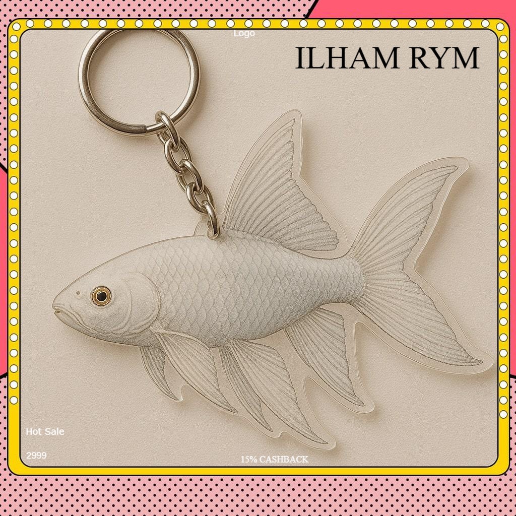 GANTUNGAN KUNCI KOI SLAYER PLATINUM 7 12 CM