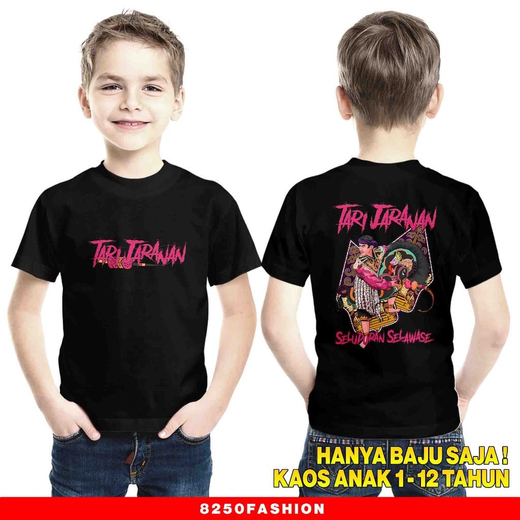 KAOS ANAK TARI JARANAN KUDA LUMPING - TSHIRT DISTRO TARI JARANAN UNTUK ANAK COWOK CEWEK