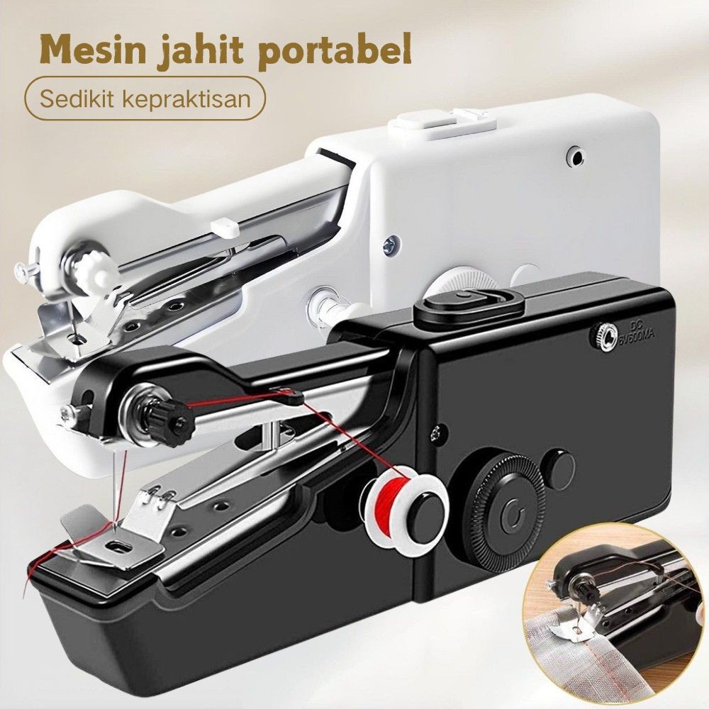 Mesin Jahit Listrik Genggam / Mesin Jahit Kipas Portabel Rumah Tangga Multifungsi / Mesin Jahit Manu
