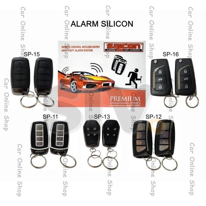 Alarm Remote Mobil SILICON PREMIUM SERIES SP Original