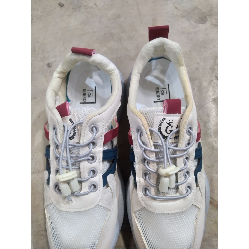 G88mall Sepatu sport wanita sneakers terbaru 312 kekinian menguning