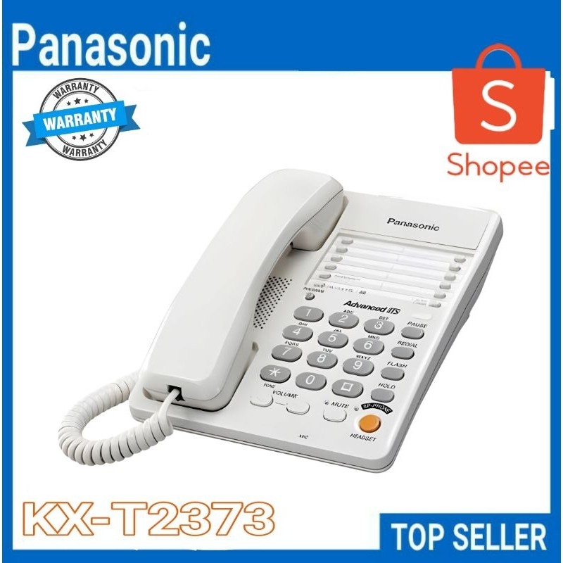 Panasonic KX - T2373 Analog Single Line Phone - For Telp Rumah Hotel etcCO