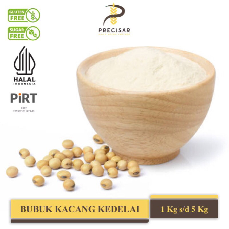 

Tepung Kacang Kedelai / Soybean Flour (Fine Grade) - Natural | Organic | Gluten Free | Sugar Free