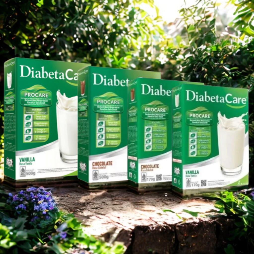 

Susu DiabetaCare 500gr 170gr Susu Diabetes Menurunkan Kenaikan Gula Darah Rasa Vanila Coklat SSQ