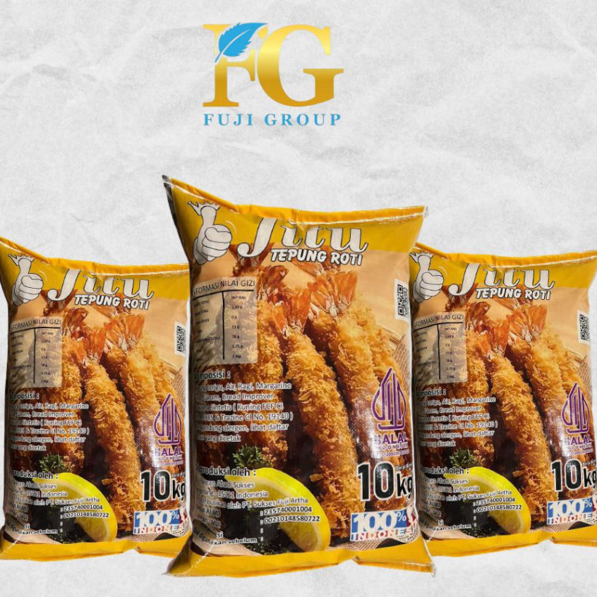 

Grab Gojek Only Tepung Roti Mix JITU / Breadcrumb Mix 10kg (1Sak) JITU