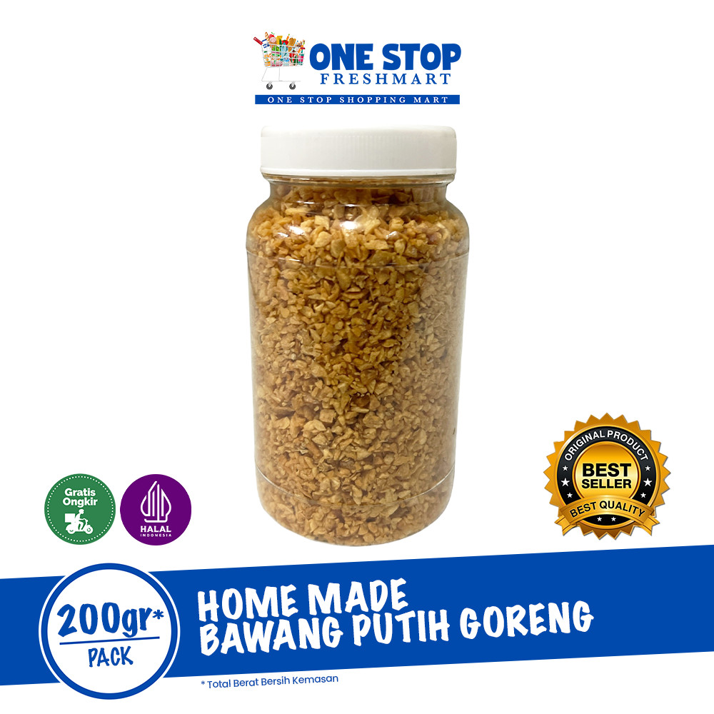 

HOME MADE BAWANG PUTIH GORENG 200GR