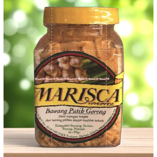 

Marisca Bawang Putih Goreng 100gr Fried White Garlic Toples Botol Tanpa Bahan Pengawet Mariska Marissca Garlics