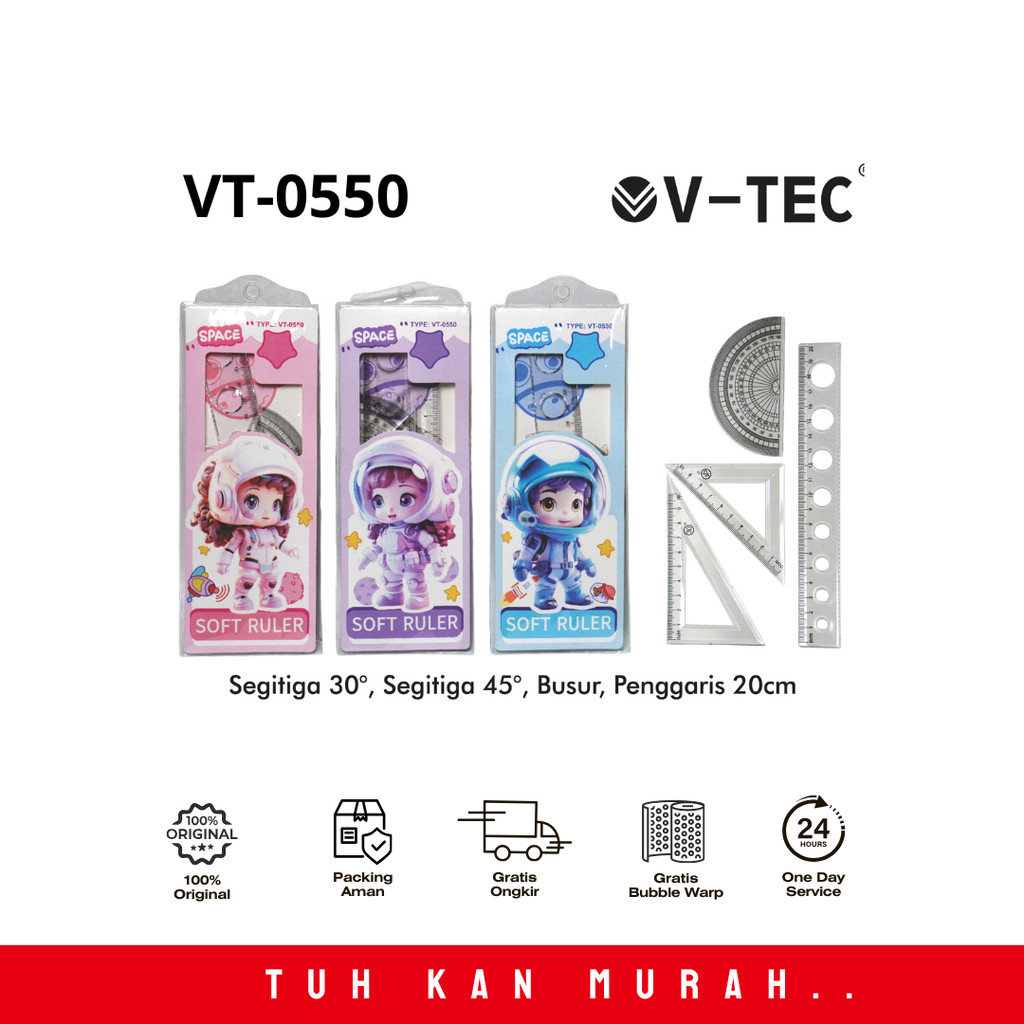 

V-TEC RULER SET PENGGARIS SET