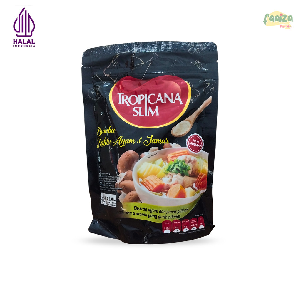 

Tropicana Slim Bumbu Kaldu Bubuk Ayam dan Jamur 100gr