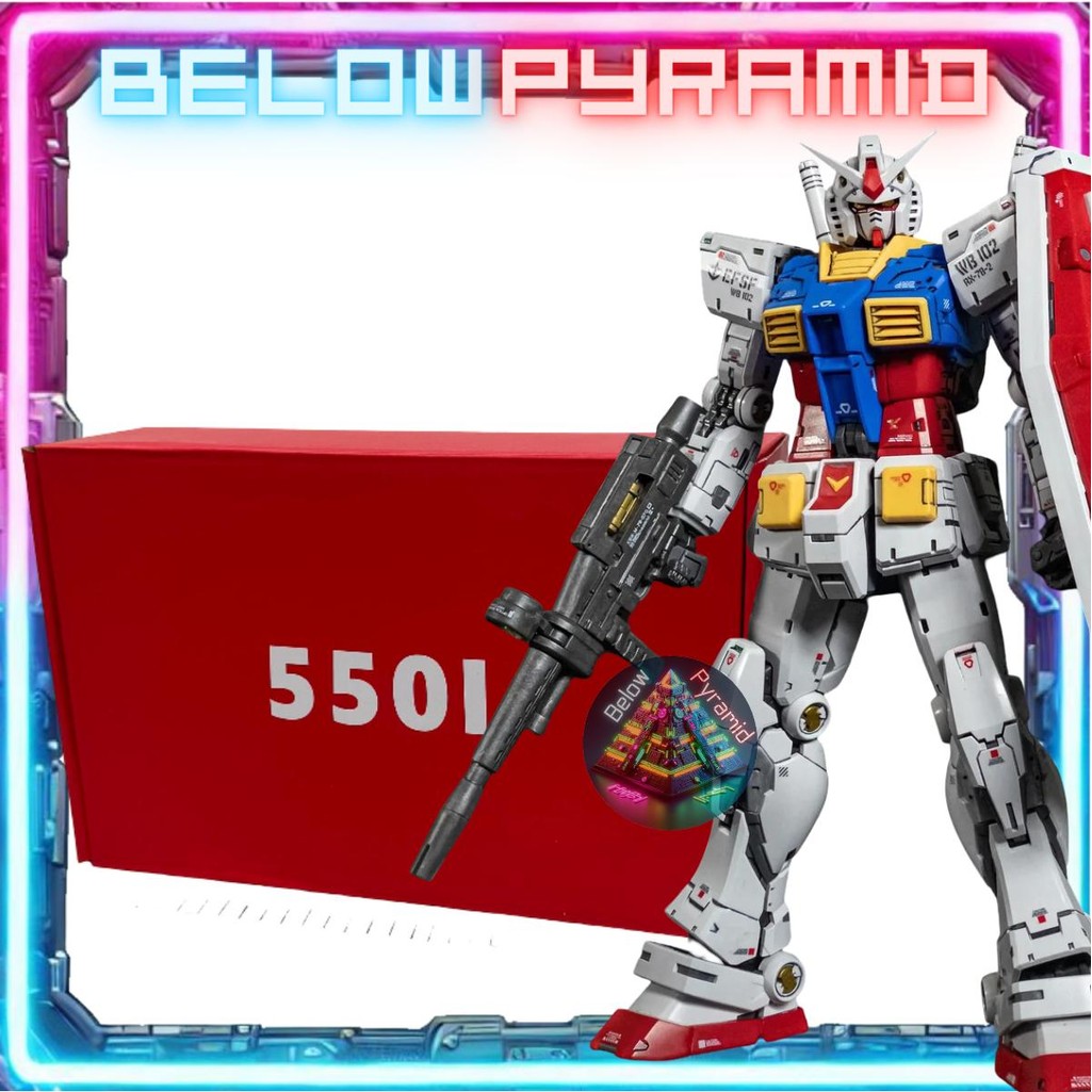 RG RX-78-2 Ver. 2.0 5501 Changlong Model 1/144 Model Kit | RX78 Plamo Plastic Kits