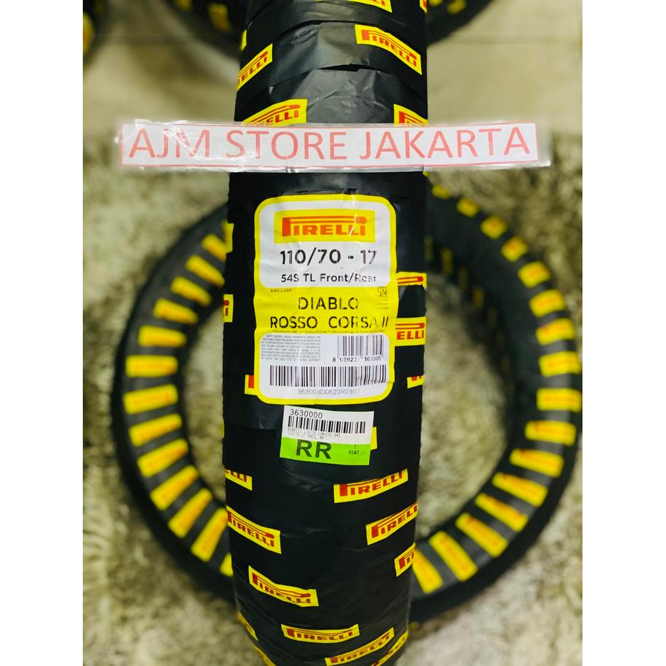 Pirelli Diablo Rosso Corsa 2 110/70-17 Tubeless..