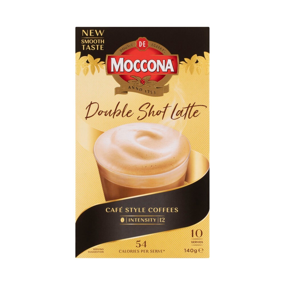 

Moccona Double Shot Latte Sachets | 10 pack Australia