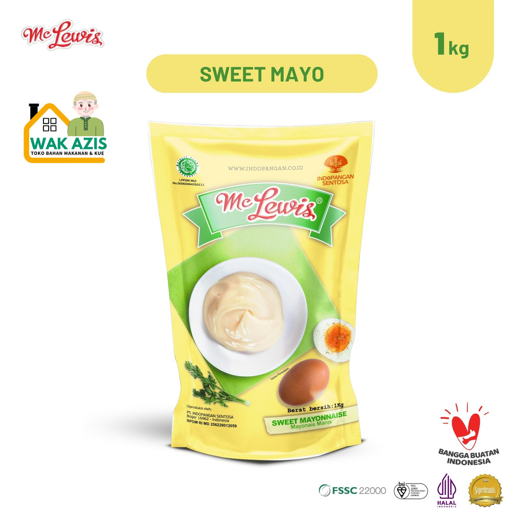 

MC LEWIS Sweet Mayonaise 1 kg - Saos Mayo rasa manis