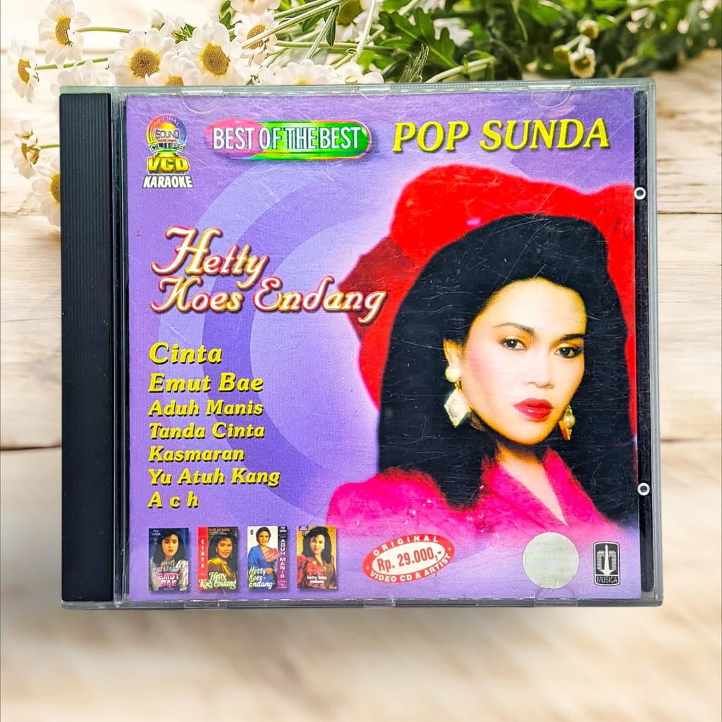 VCD Karaoke - Hetty Koes Endang - Best Of The Best Pop Sunda