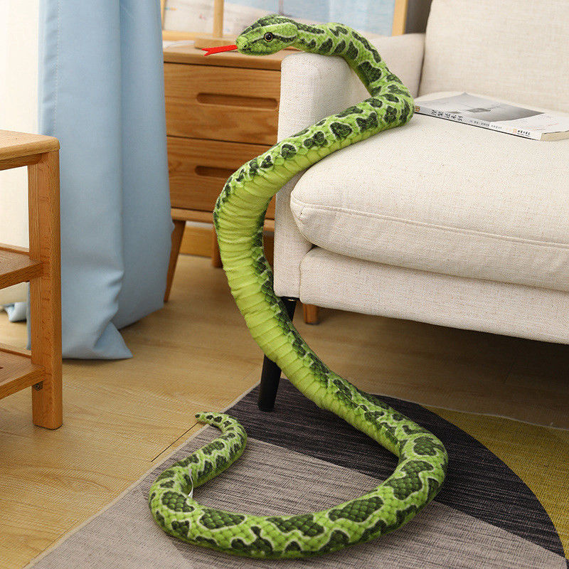 300 CM Real Life Snake Plush Toy Giant Boa Cobra Simulation Long Snake Stuffed Snake Plush Doll Crea