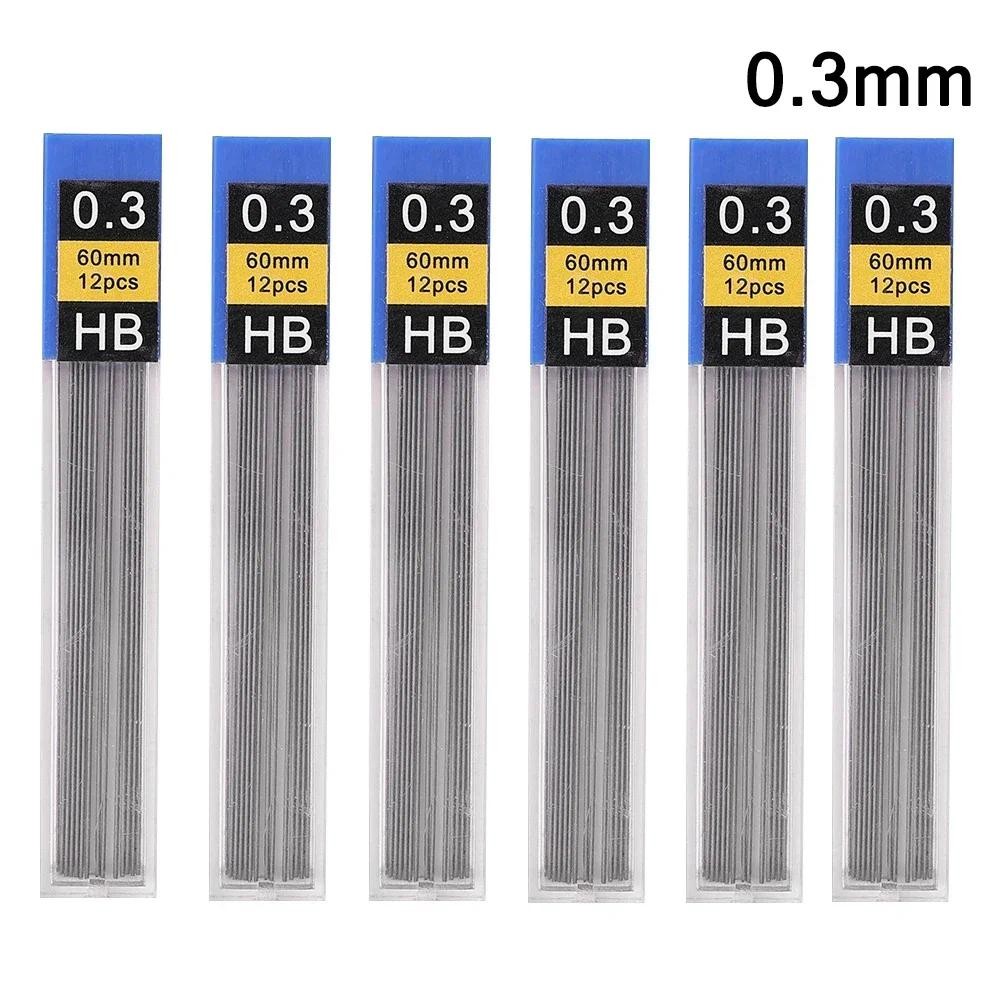 

0.3 0.5 0.7 0.9 1.3 2.0mm Mechanical Pencil Lead HB Refill Leads for Press Automatic Pencil Painting Supplies Student Stationary