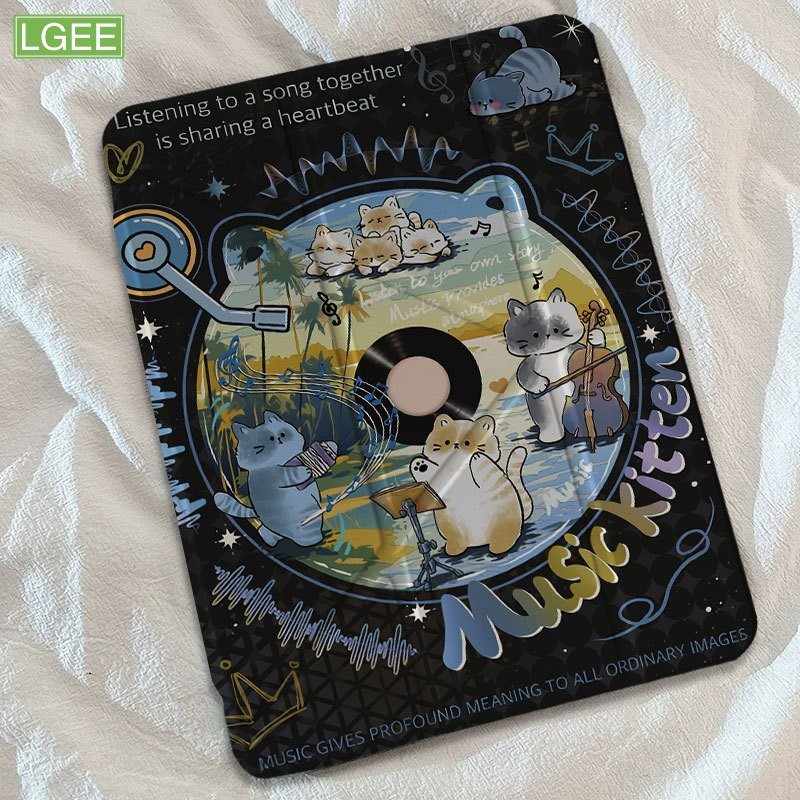 Lipat 3+Y Bentuk Y, Sarung iPad Premium, Cocok untuk Air6 Air7 11 inci M2 M3, Pro 11 inci M4 2024, 1