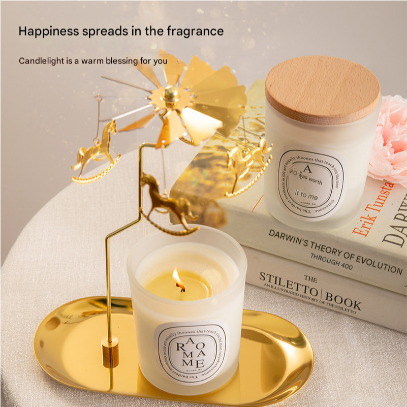 JAMIN MURAH Eclat Lilin Aromaterapi Wangi Frosted Cup – Candle Elegan untuk Relaksasi & Tidur Nyenya