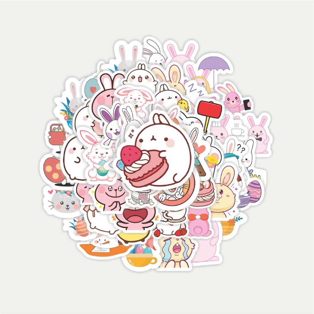 

Sticker Pack Sticker Hewan Kelinci | Sticker TUMBLR | Stiker LAPTOP KOPER HELM