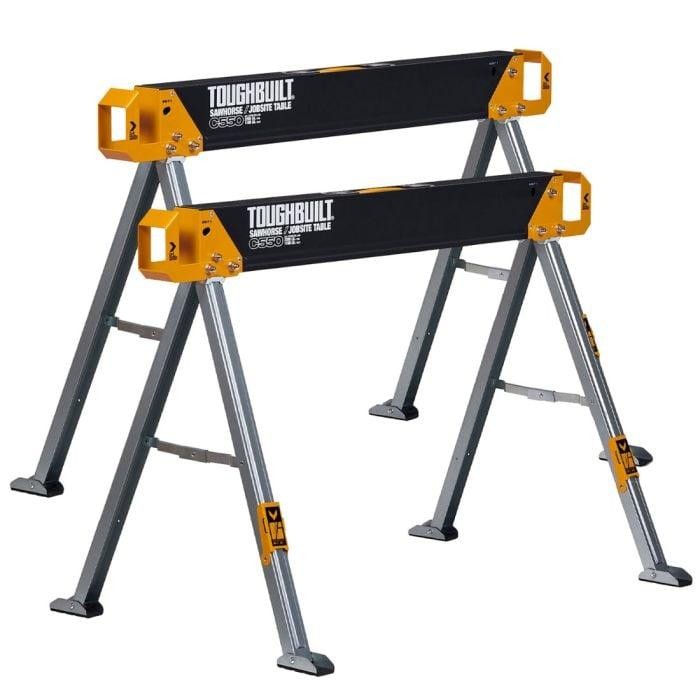 

TOUGHBUILT C550 SAW HORSE / JOBSITE TABLE Meja Kerja Lipat Sawhorse - 1 Set ( 2pcs)