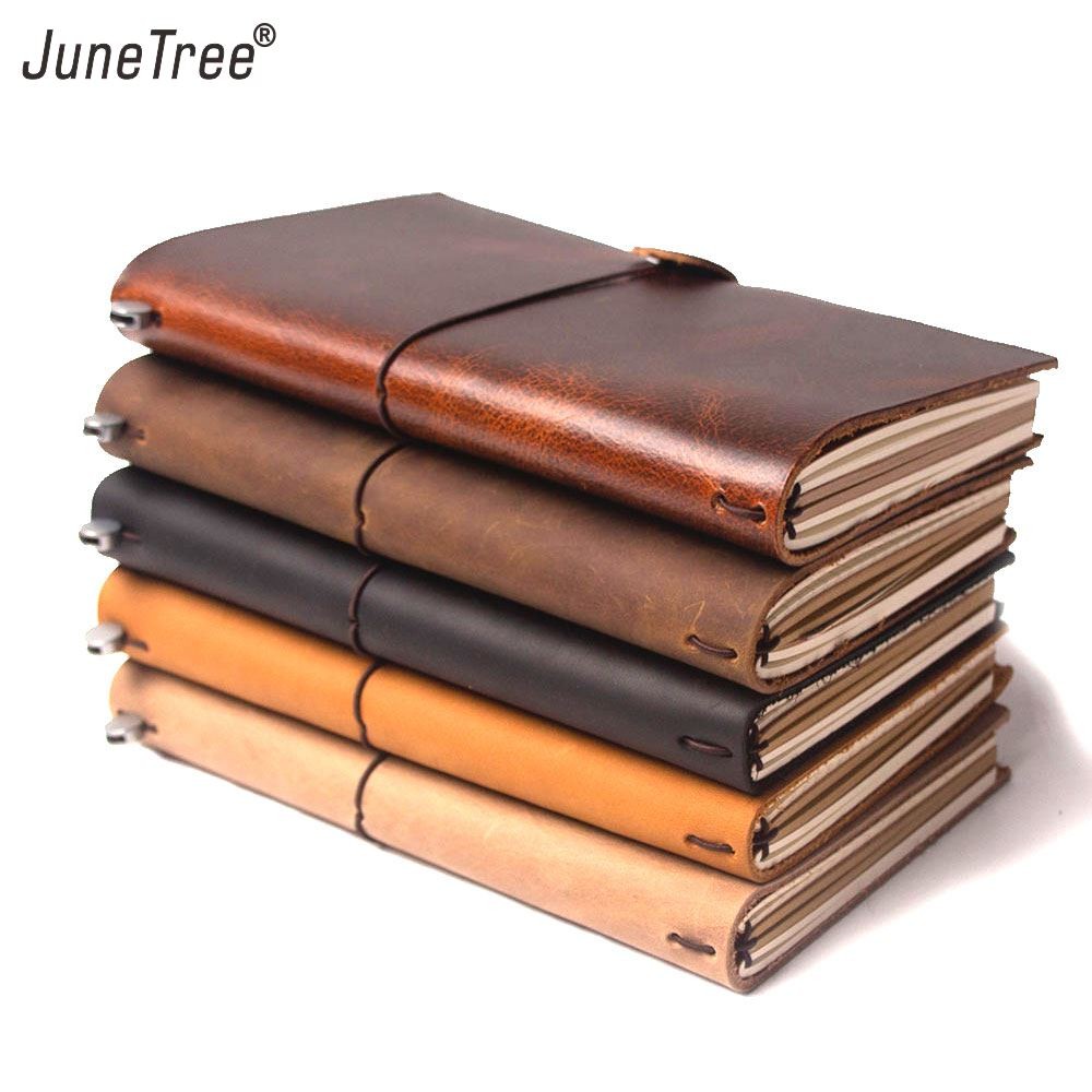 

Hot Sale Handmade Genuine Leather traveler Note book Vintage Cowhide Diary Journal Sketchbook Planner TN travel notebook cover