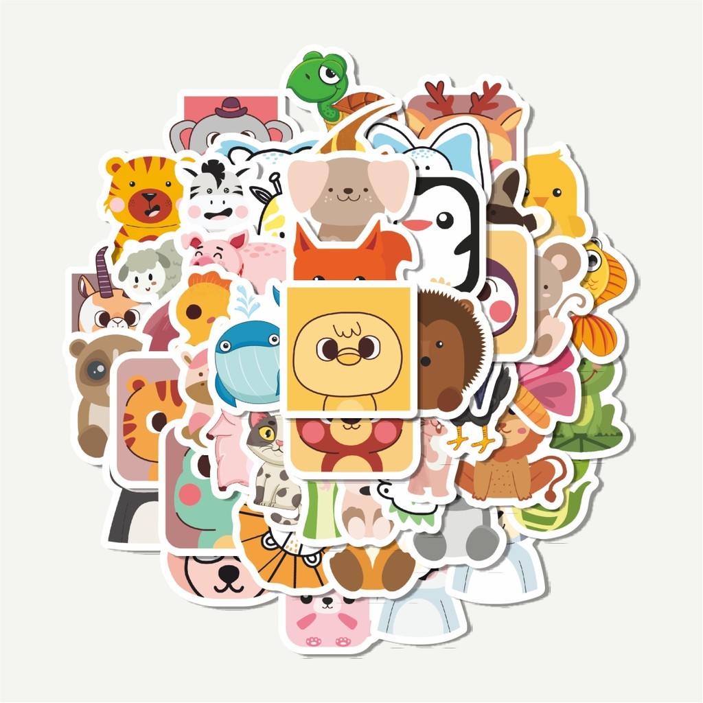 

Sticker Pack Stiker Random Hewan Lucu | Sticker TUMBLR | Stiker LAPTOP KOPER HELM