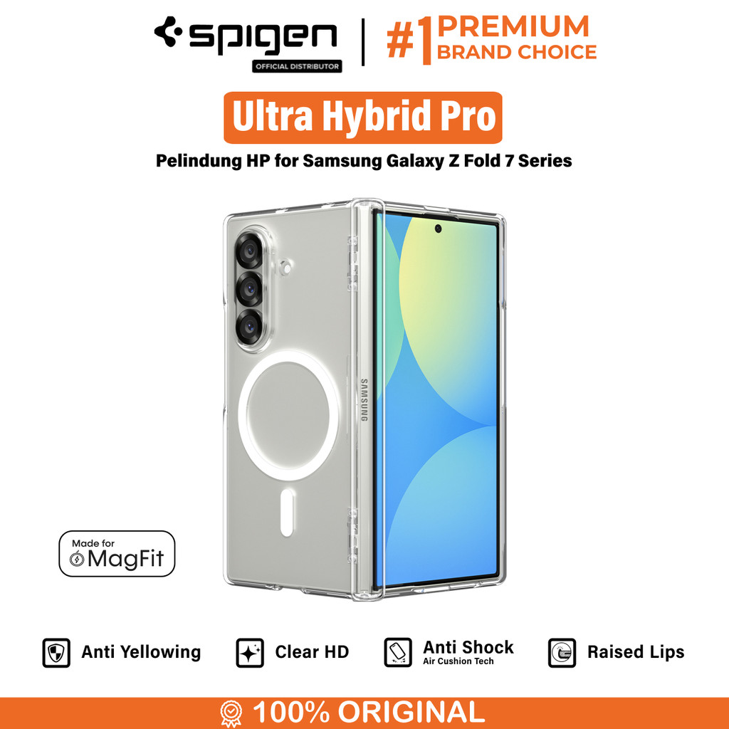 Case Pelindung HP for Samsung Galaxy Z Fold 7 Spigen Ultra Hybrid Pro Magfit Casing