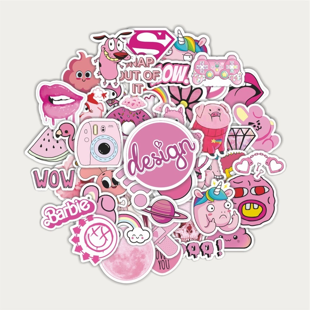 

Sticker Pack Stiker Pink Aesthetic Pinterest V5 | Sticker TUMBLR | Stiker LAPTOP KOPER HELM