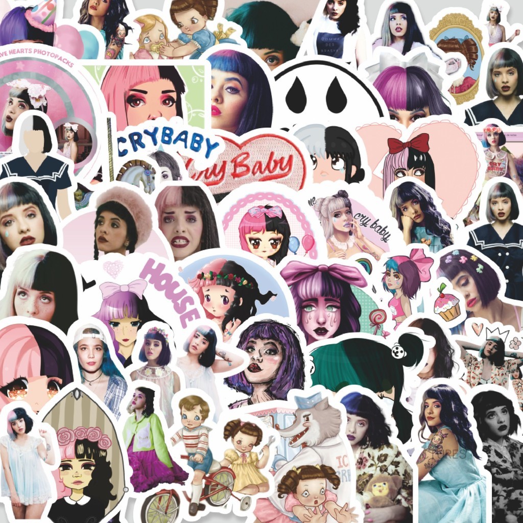

Stiker Cutting Pack Stiker Artis Melanie Martinez Isi 100Pcs Series Aesthetic Lucu Keren Untuk Koper Bahan Vynil