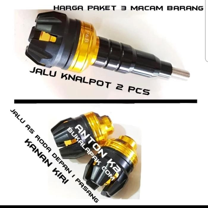 JALU PELINDUNG KNALPOT NMAX HARGA PAKET 2 MACAM BARANG - RED
