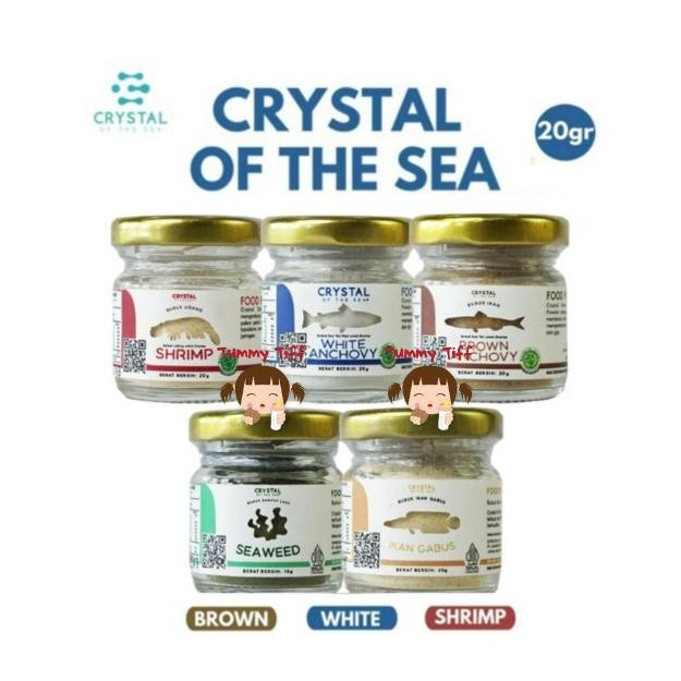 

Best Promo~[Bisa COD] Crystal of the Sea 20g BPOM White Anchovy Food Powder Ikan teri mpasi - COS 1jar shrimp