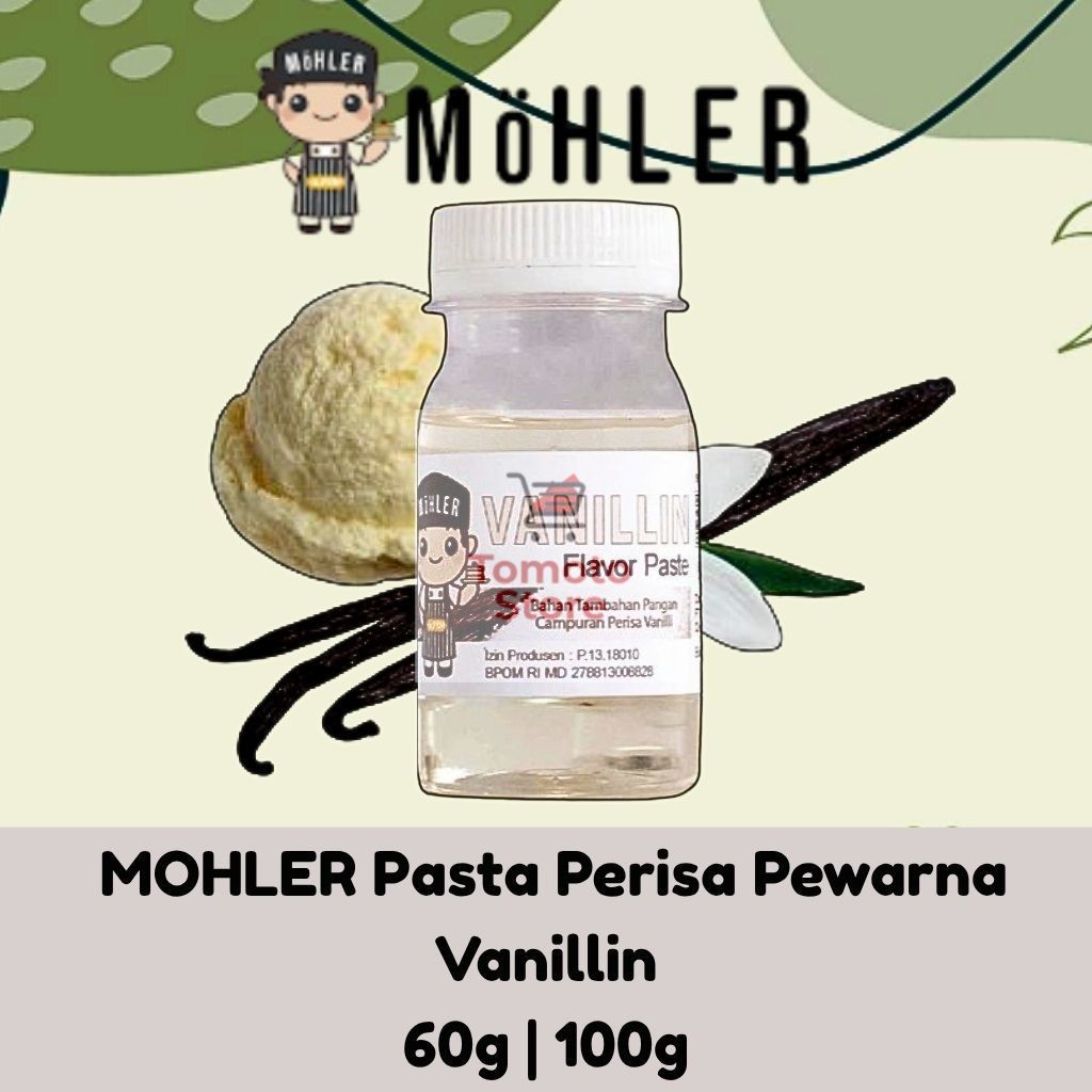 

✨ TOMOTOSTORE ✨ MOHLER Pasta Perisa Pewarna Vanillin