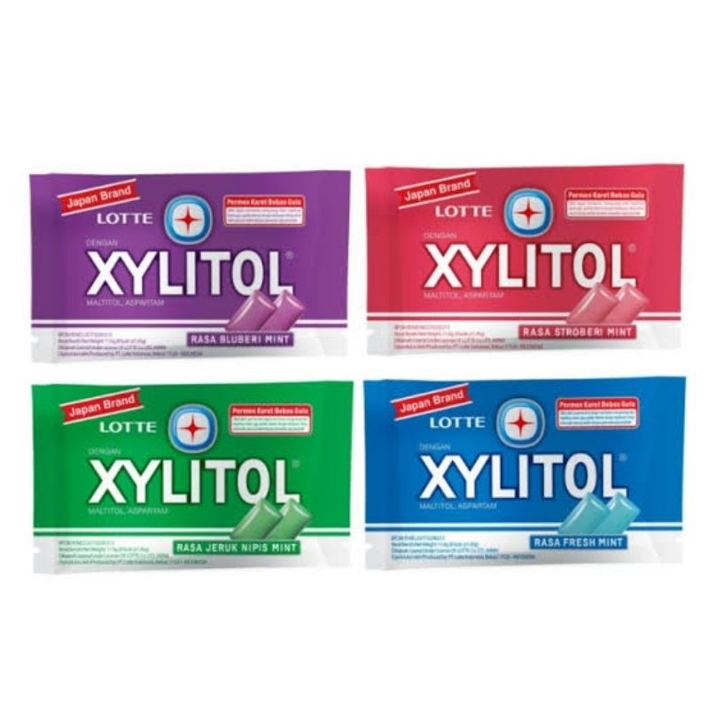 

Lotte XYLITOL sachet 8 butir@1,45gram