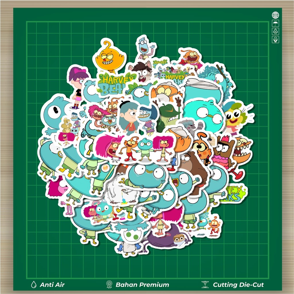

HOT 50 PCS STIKER Stiker Kartun Harvey Beaks Stiker Fashion Cars Decal Dingin Kartu Album Custom Vinyl Anti Air- Sticker Aesthetic Buku Journal Koper Casing HP Tablet Laptop Helm Motor Botol Minum