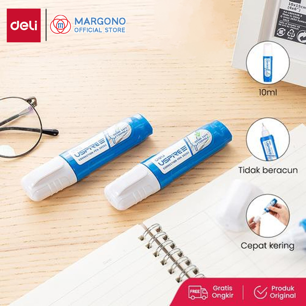 

Deli Tip X Koreksi Pena Ujung Logam tidak bercun 10ml E39292 - 1 pcs