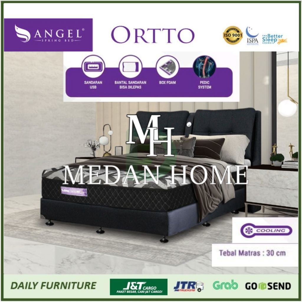 [MEDANHOME] MATRAS ANGEL SPRINGBED 6KK TYPE ORTTO KASUR ORTHOPEDIC KERAS PROMO SET SPRING BED DOUBLE