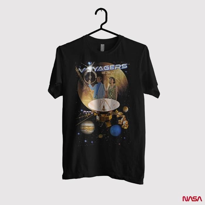 [COD] Kaos NASA - Voyager - Hitam, S