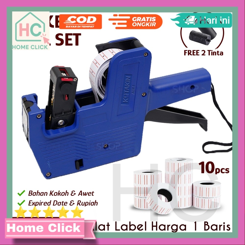 

Alat Label Harga Expired Date Snack Kerupuk Price Label 8 digit MX 5500