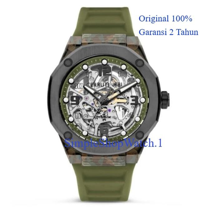 Original 100% CERRUTI 1881 CIWGR2223904 Jam Tangan Automatic Pria Garansi Resmi 2 Tahun